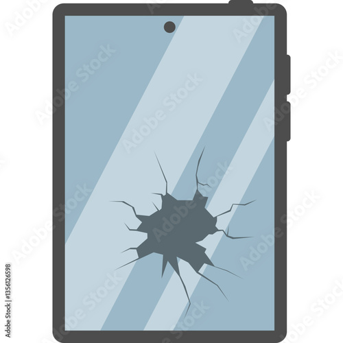 Electronic Waste Illustation