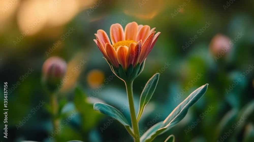 The vibrant view of the red flower stood out beautifully against the lush green foliage. The vibrant view of the red flower stood out beautifully against the lush green foliage.