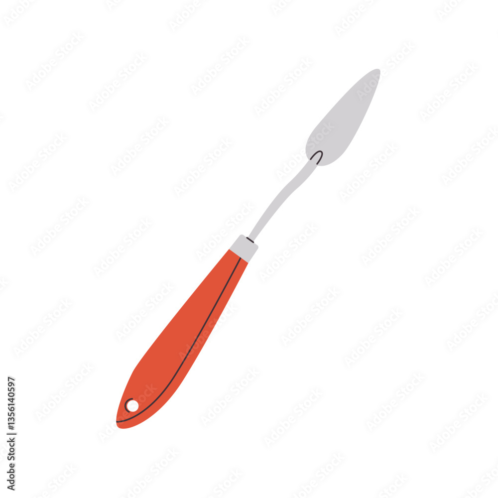 Palette knife illustration Palette knife illustration