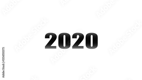 Wallpaper Mural welcome 2026,2026 number, Happy New Year, welcome 2026, the number "2026" with flying numbers Torontodigital.ca