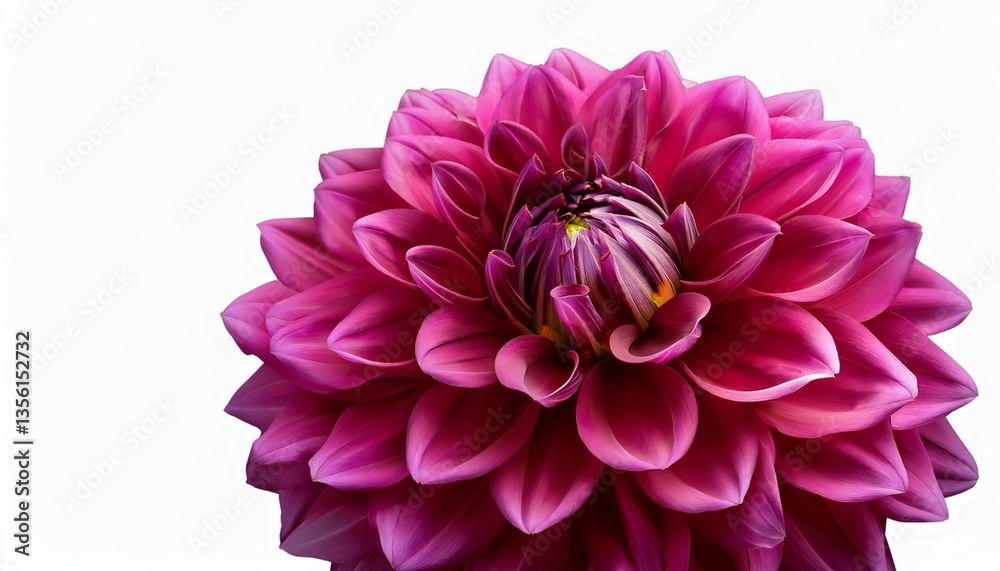 dark pink dahlia isolated on transparent background dark pink dahlia isolated on transparent background