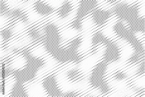 Halftone background vector, abstract backdrop design with two tone pattern and copy space for edit your content