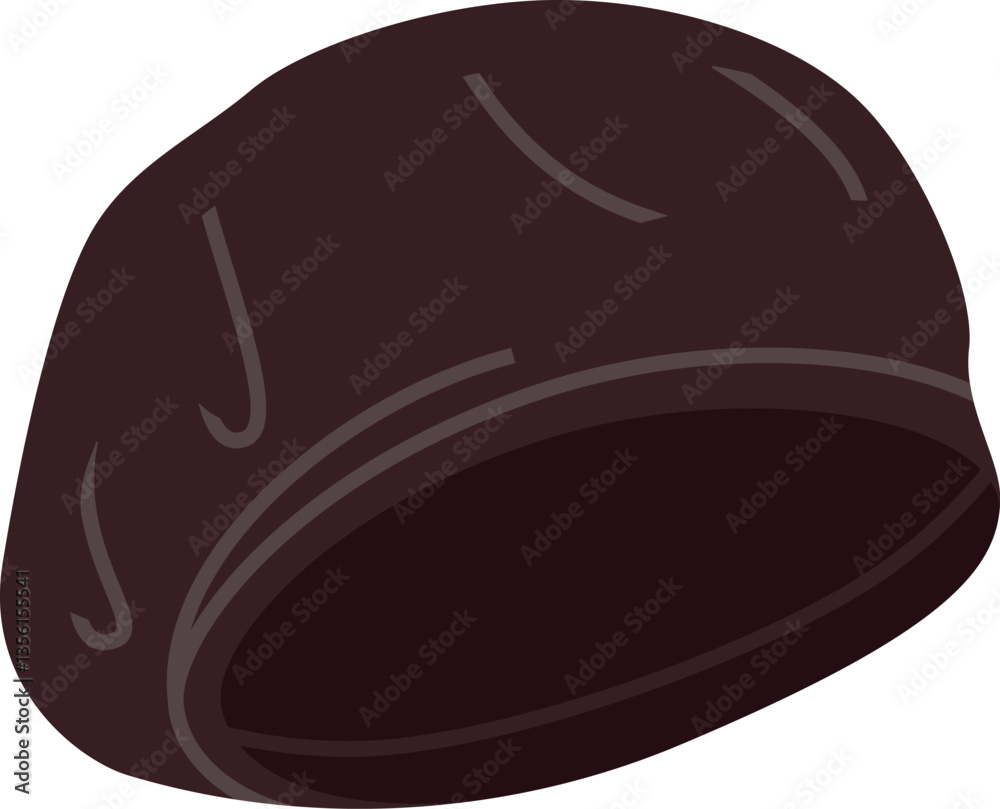 Beret Vector Illustration Isolated on Transparent Background