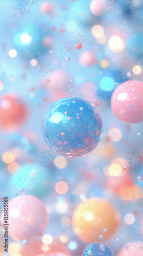 Vertical abstract background with bright patterns for phone screens. photo