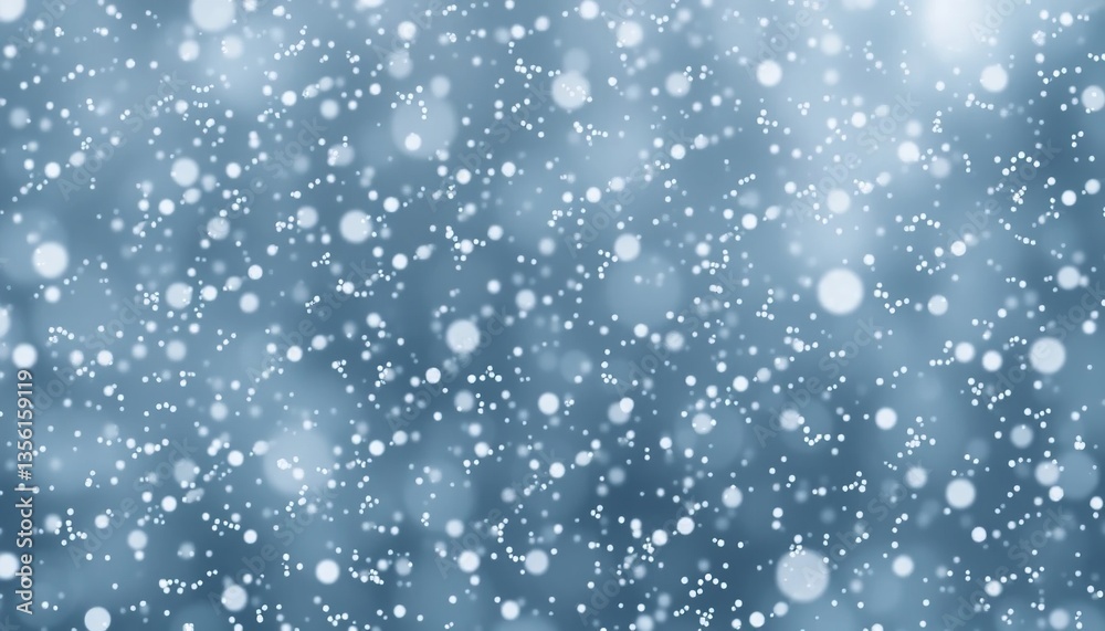 A serene winter snowfall scene, a tranquil ballet of glistening snowflakes softly falling against a muted blue backdrop. A serene winter snowfall scene, a tranquil ballet of glistening snowflakes softly falling against a muted blue backdrop.