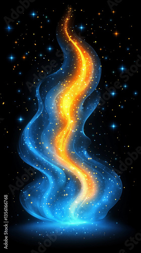 Bright vertical abstract background with playful colors for phones.