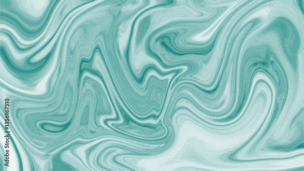 Abstract green liquid marble background with liquid marble texture. Marble pattern black isolated on white background. Liquid marble surfaces design and panorama texture grunge.