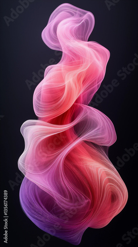 Colorful vertical abstract design for phone background with smooth transitions.