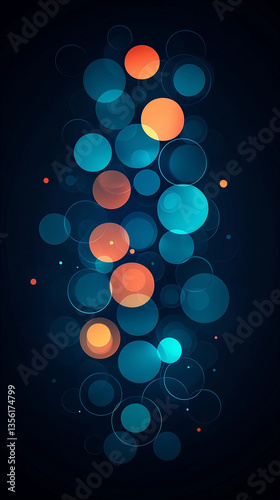 Vertical bright abstract background with bold colors for mobile screens.