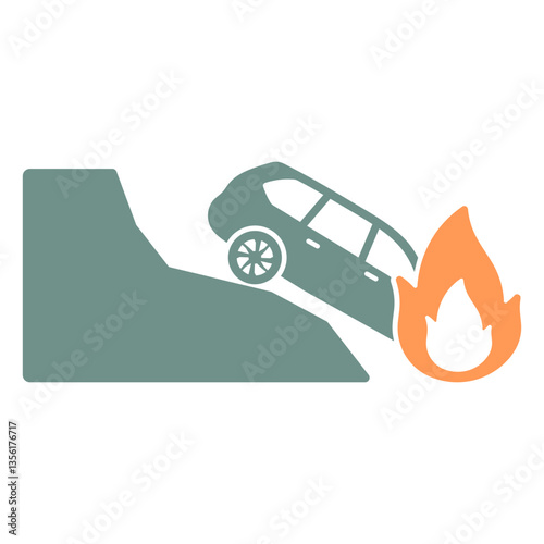 car fire crash