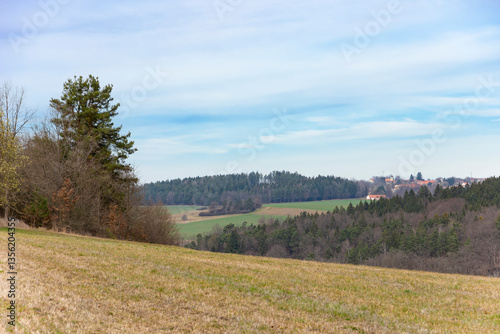 Obraz na płótnie Early spring landscape w salonie