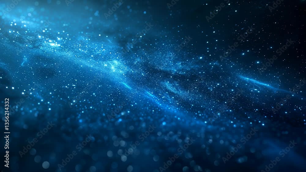 blue space background