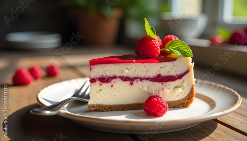 Delicious Raspberry Cheesecake Delight