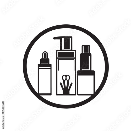 set of perfume bottles