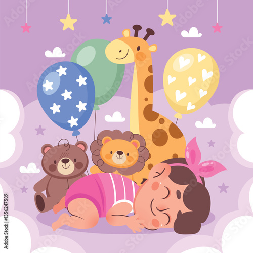 Cute babies Composition