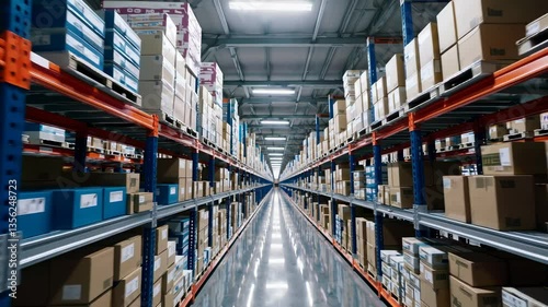 The Warehouse with Boxes