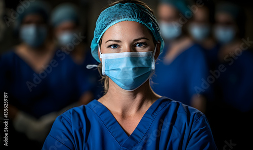 The steady-eyed, mentally strong doctor is taking working photos, friendly, professional, surgeon, doctor, business, team, health, hygiene, hospital, surgery, wallpaper, background,poster,operating 