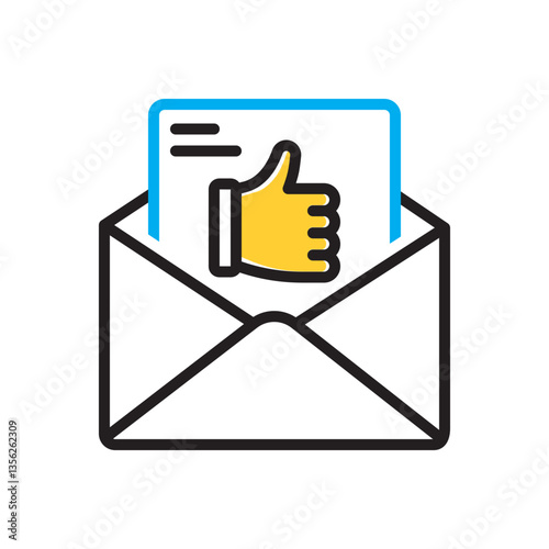 Multi color icon for accept