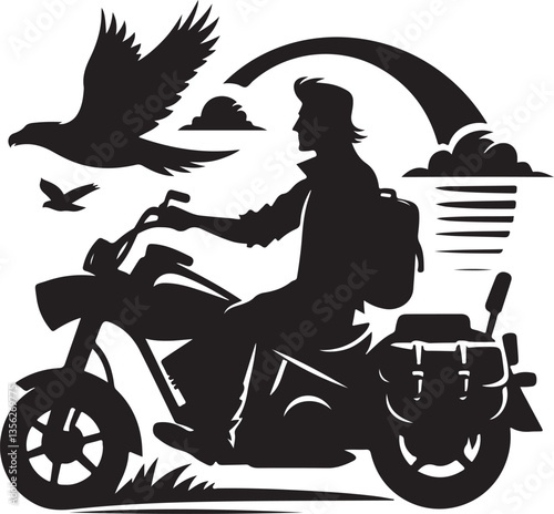 Scenic Adventure & Urban Silhouette Art