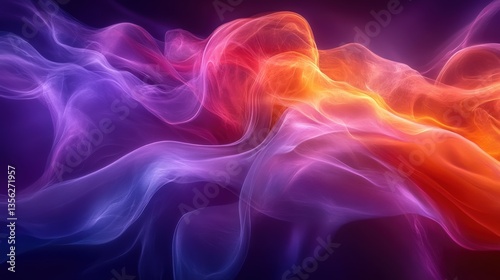 Wallpaper Mural Contemporary Minimalist Design with Fluid Gradient Waves and Colors Torontodigital.ca