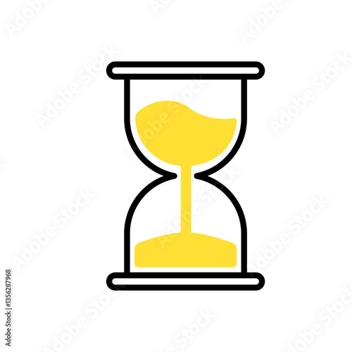 Minimalist Hourglass Icon