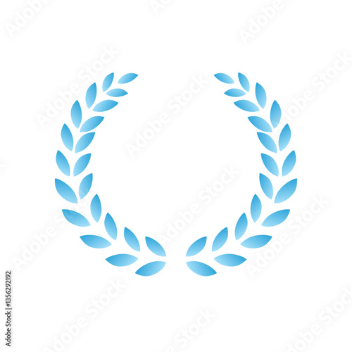  award set vector illustration. Set of wreaths and branches with leaves. Hand drawing laurel wreaths and branches collection. Laurels wreaths, swirls, twigs and flower ornaments. Herbs, flowers 