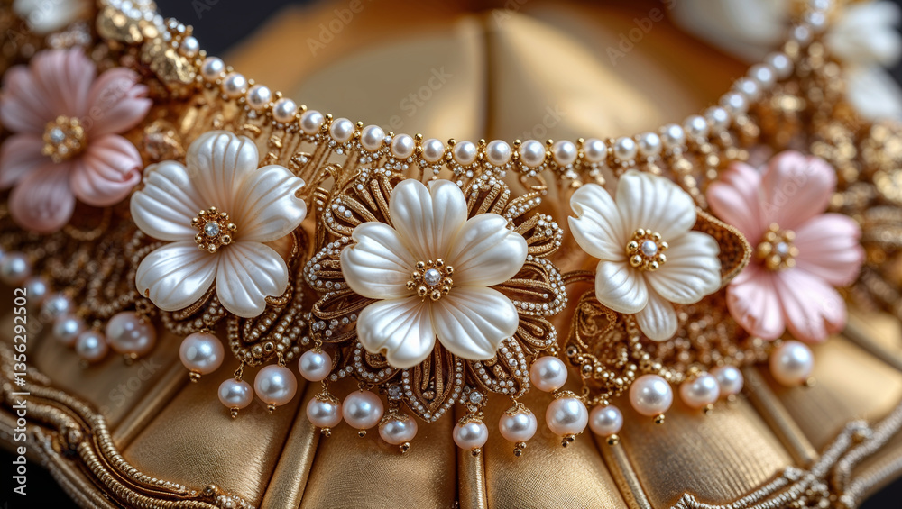 Fototapeta premium necklace with earrings