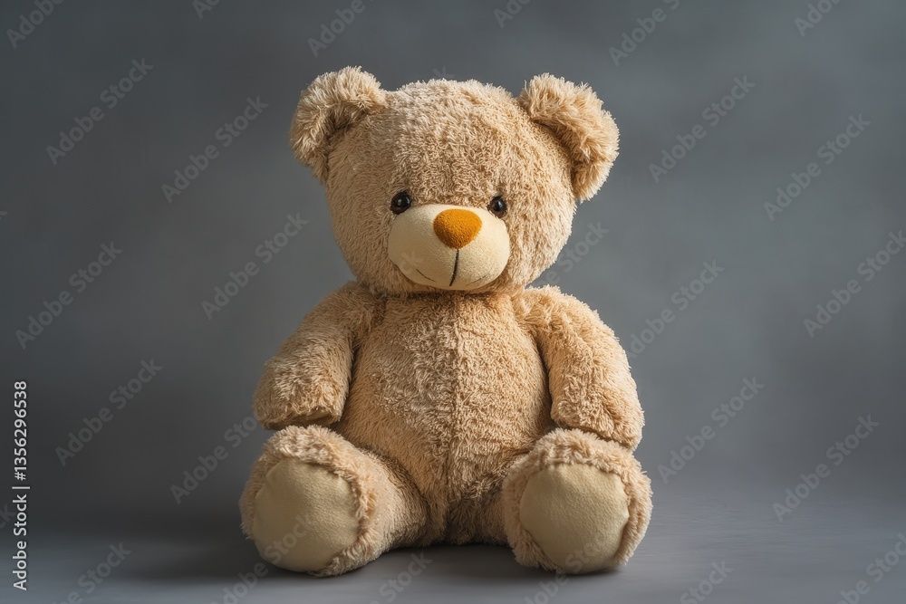 Obraz premium A soft cuddly teddy bear with an appealing appearance