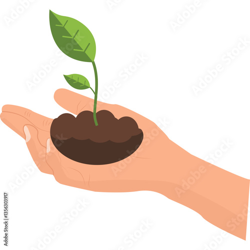 Reforestation Illustration