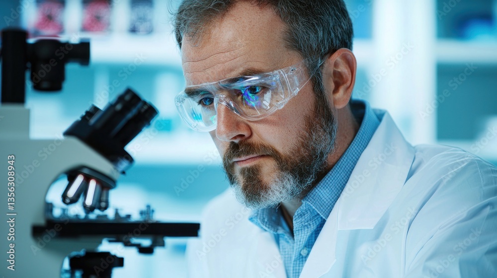Neuroscientist analyzing brain activity in laboratory setting focused research environment scientific exploration Neuroscientist analyzing brain activity in laboratory setting focused research environment scientific exploration