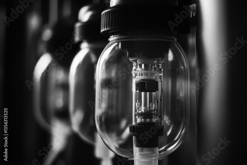 A close-up shot of a light bulb on a wall, ideal for use in interior design or electronics-related contexts