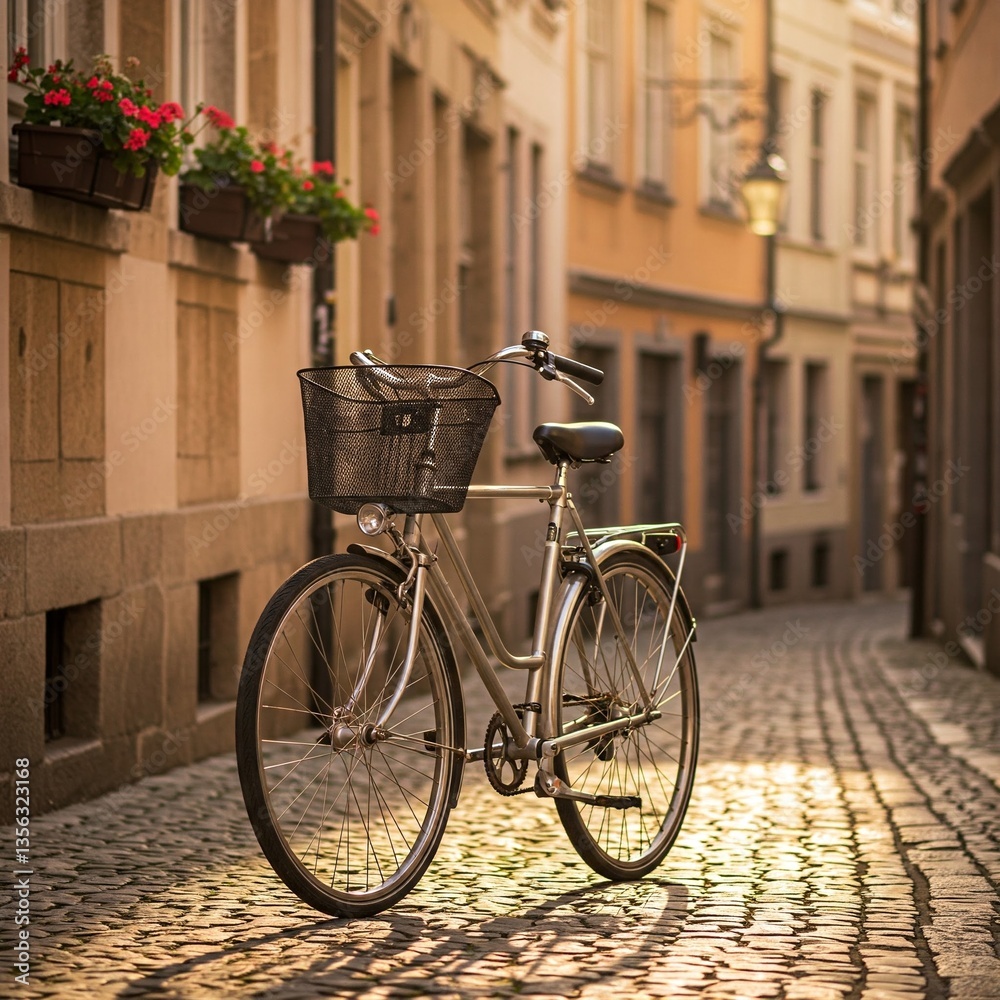 Fototapeta premium bicycle in the street