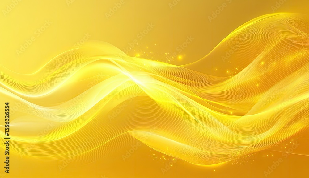 Abstract golden waves design Abstract golden waves design