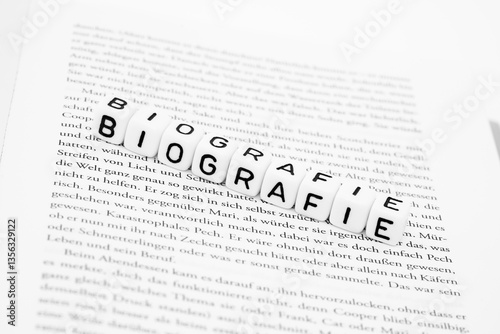 Obraz na płótnie Biografie w salonie