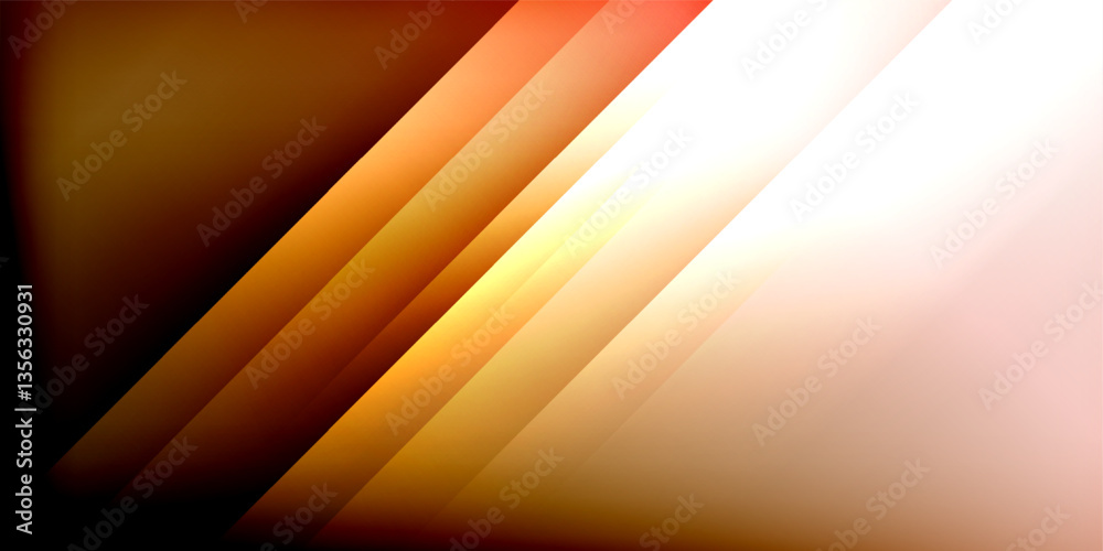 Obraz premium Dynamic shadow lines geometric shapes