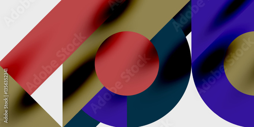 Vibrant abstract background circles with smooth gradients, creating a dynamic and modern design. Ideal for creative, tech, or contemporary-themed projects