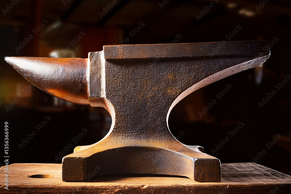 Generated Image of an old anvil Generated Image of an old anvil