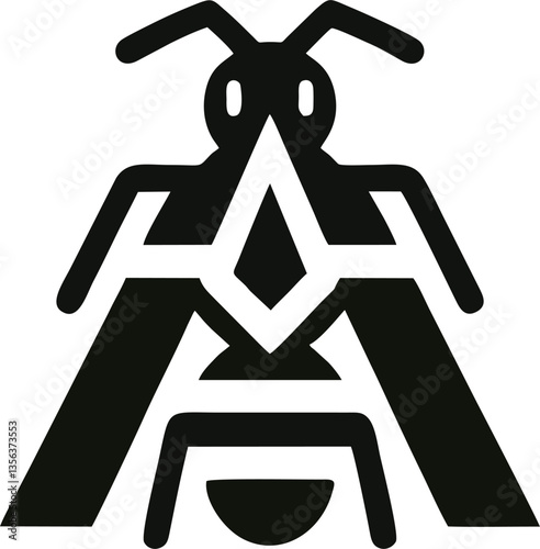 ant-shaped letters
