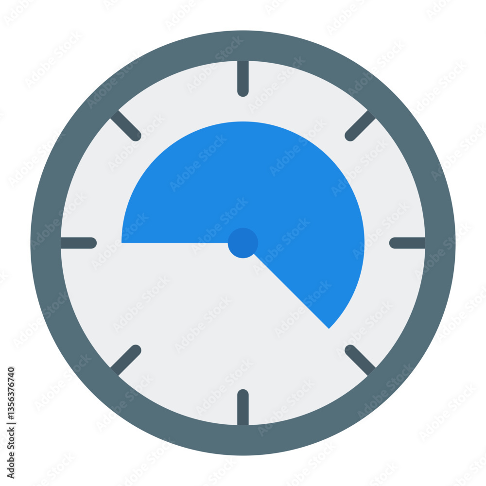Icon Timer for Time Management. Flat Icon Icon Timer for Time Management. Flat Icon