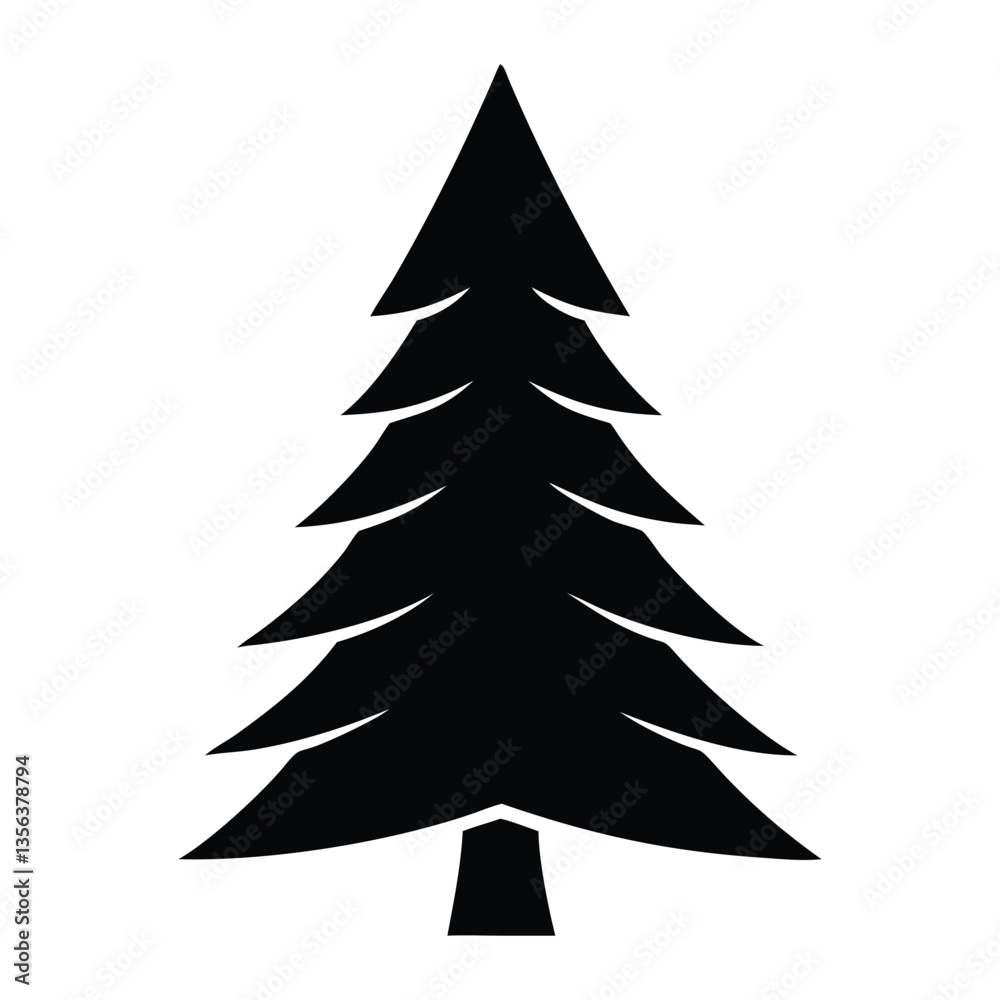 Fototapeta premium vector Christmas tree