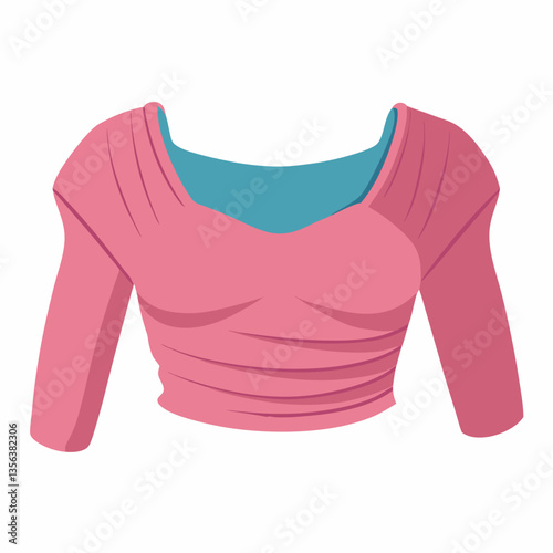 stretchy crop top with ruched details
