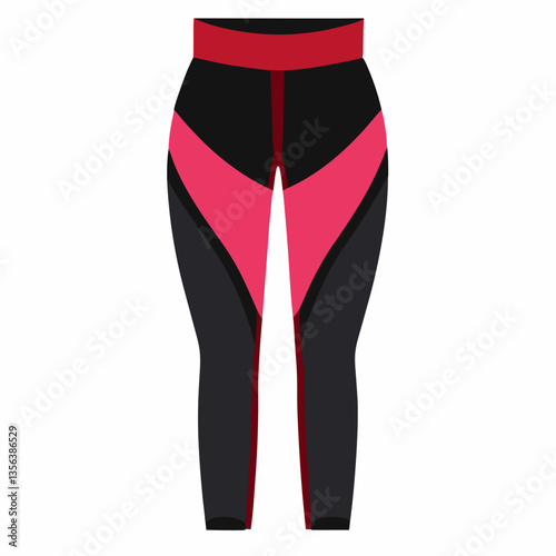 mesh panel leggings with seamless fit