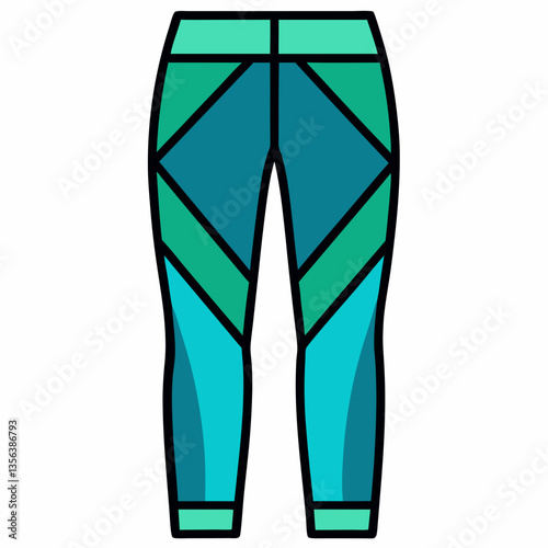 mesh panel leggings with seamless fit
