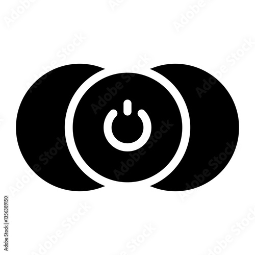 pain management device glyph icon