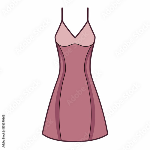 satin slip dress with adjustable straps 