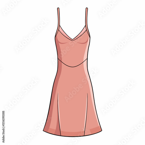 satin slip dress with adjustable straps 