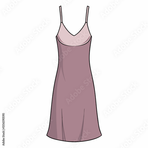 satin slip dress with adjustable straps 