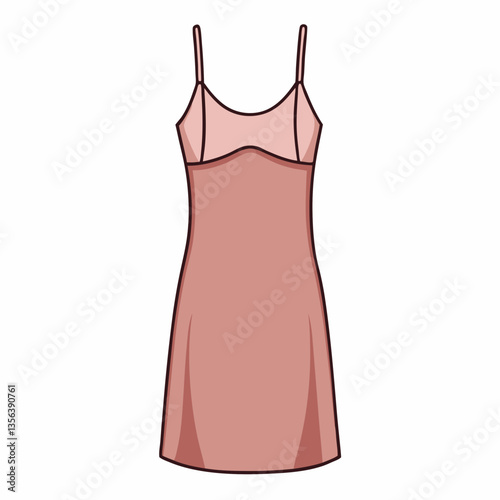 satin slip dress with adjustable straps 