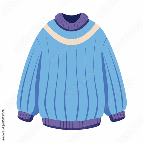 oversized knit sweater with dropped shoulders