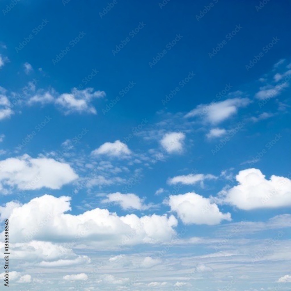 Obraz premium blue sky with clouds